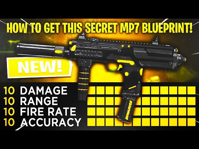 the secret mp7 blueprint in bunker 11!wtf!
